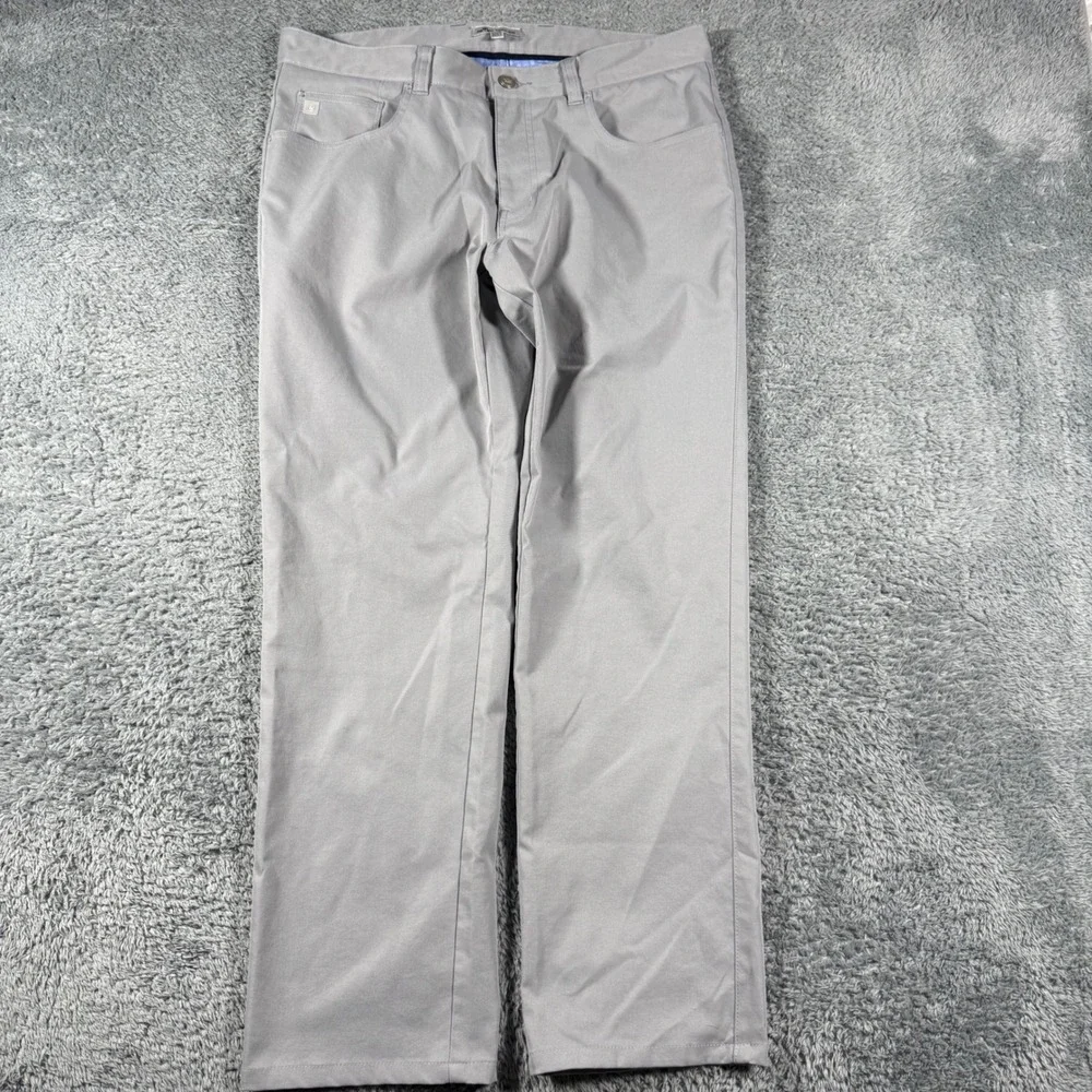 Peter Millar EB66 Performance 5 Pocket Pant Mens 33x32 Golf Crown Sport